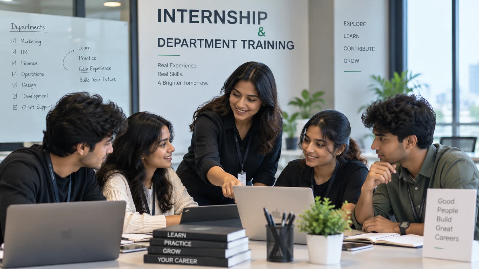 Accounting department internship training