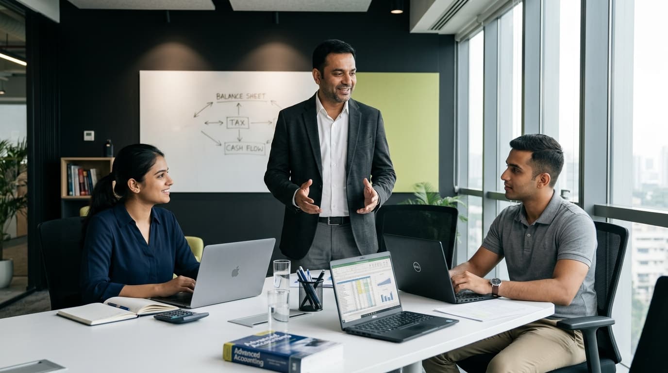 Classroom and practical accounting training