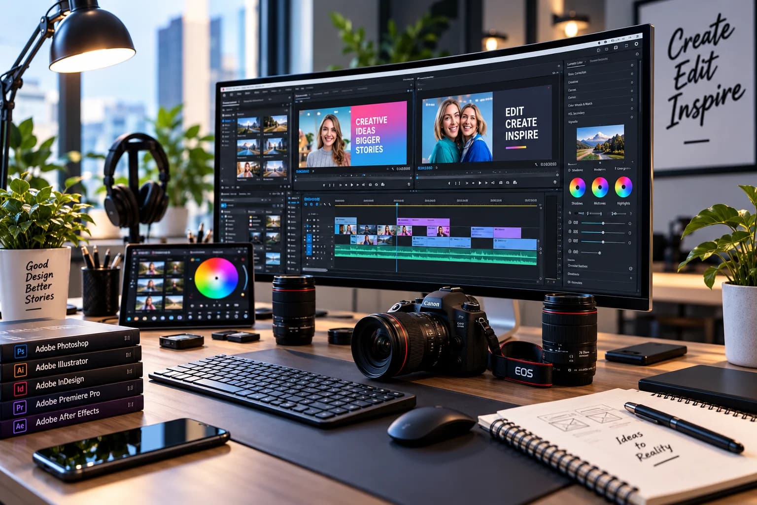 Adobe Premiere Pro & After Effects Video Editing Suite
